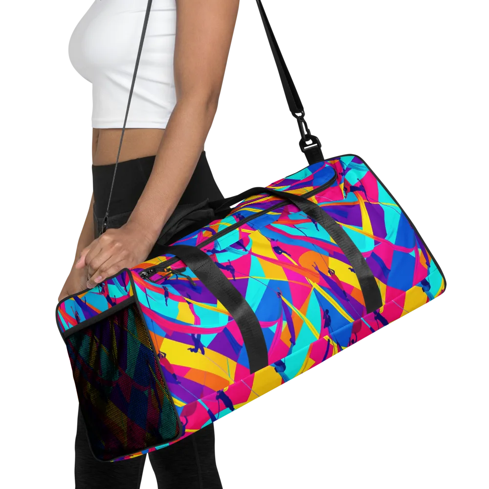 Chromatic Aerial on Duffle Bag — Front