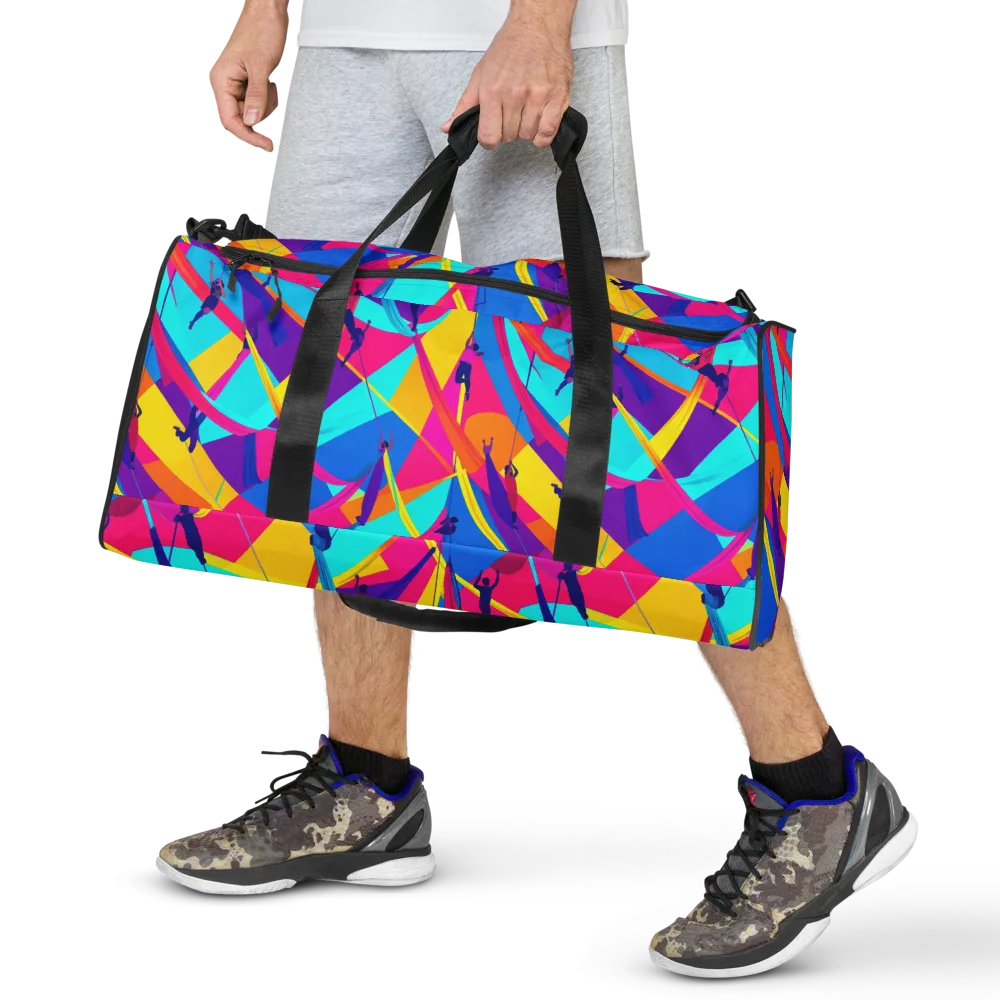 Chromatic Aerial on Duffle Bag — Front