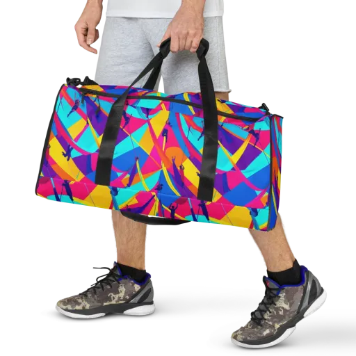 Chromatic Aerial on a Duffle Bag