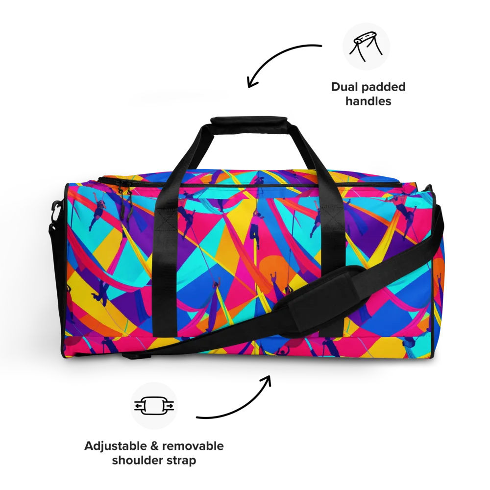 Chromatic Aerial on Duffle Bag — Front