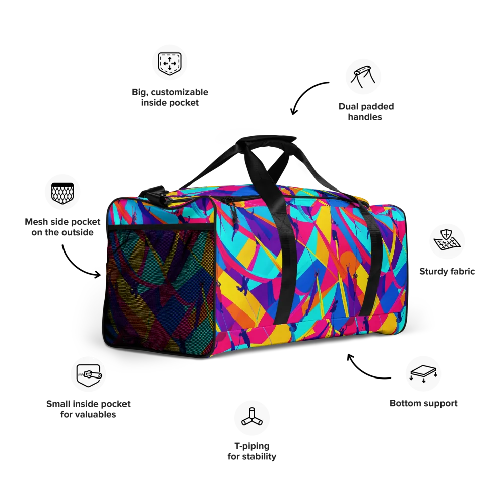 Chromatic Aerial on Duffle Bag — Right Front