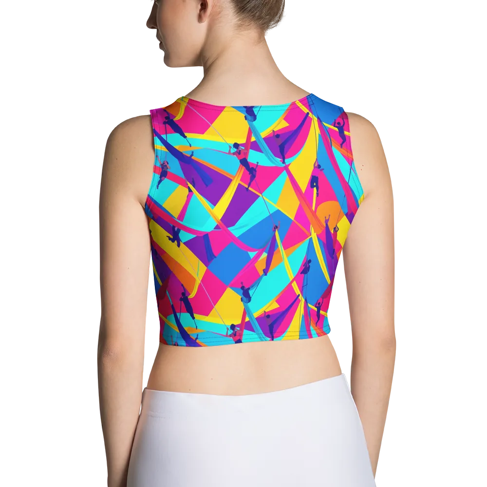 Chromatic Aerial on Crop Top — Back