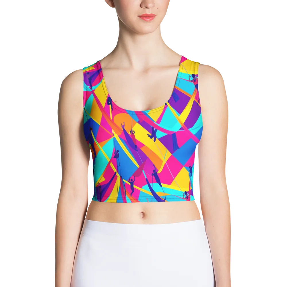 Chromatic Aerial on Crop Top — Front