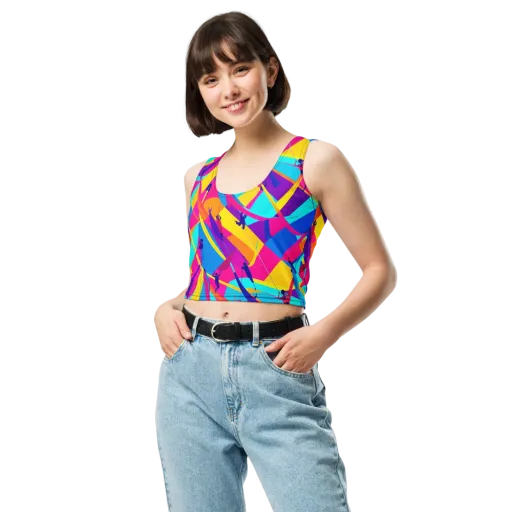 Chromatic Aerial on a Crop Top