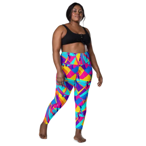 Chromatic Aerial on a Leggings with Pockets