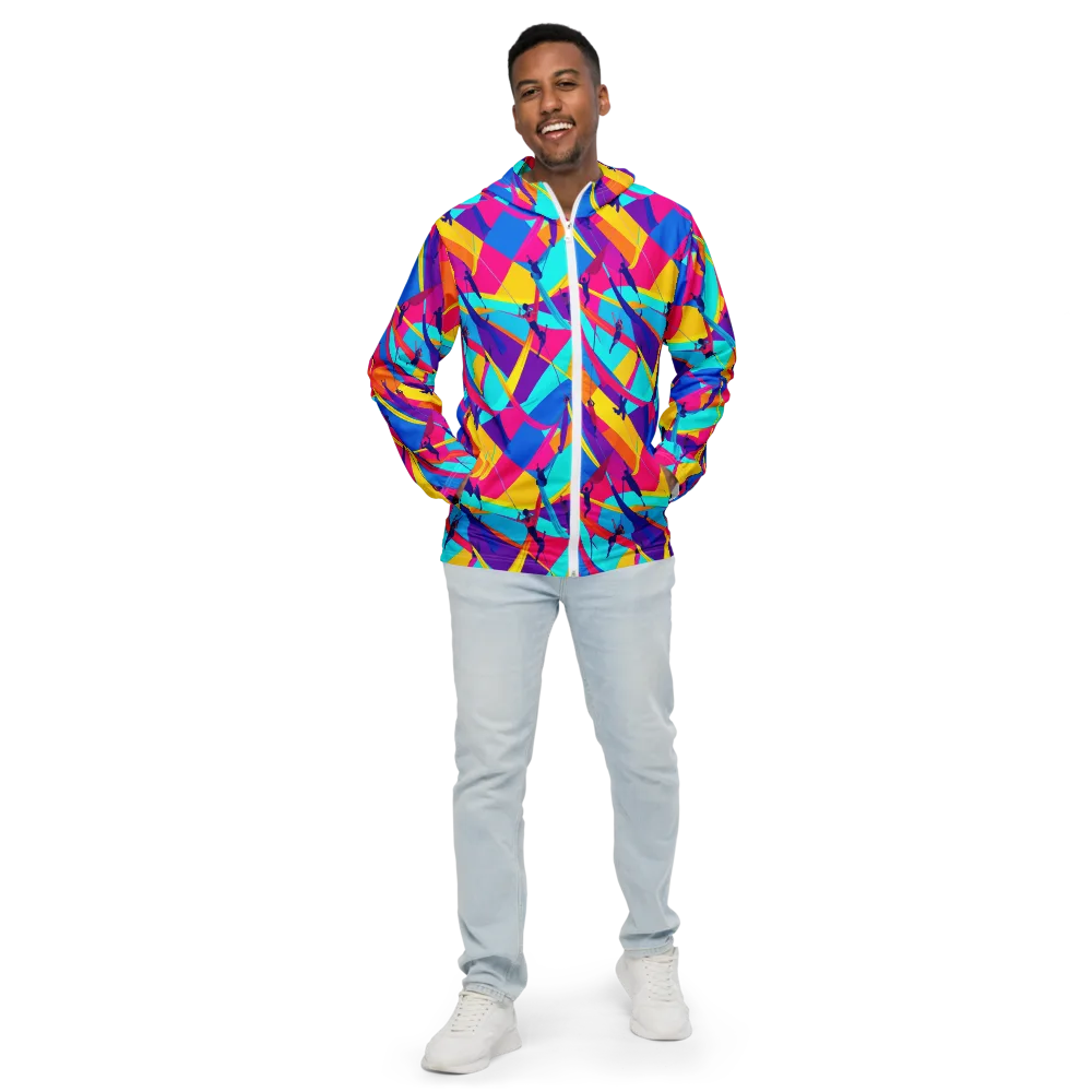 Chromatic Aerial on Men's Windbreaker — Front