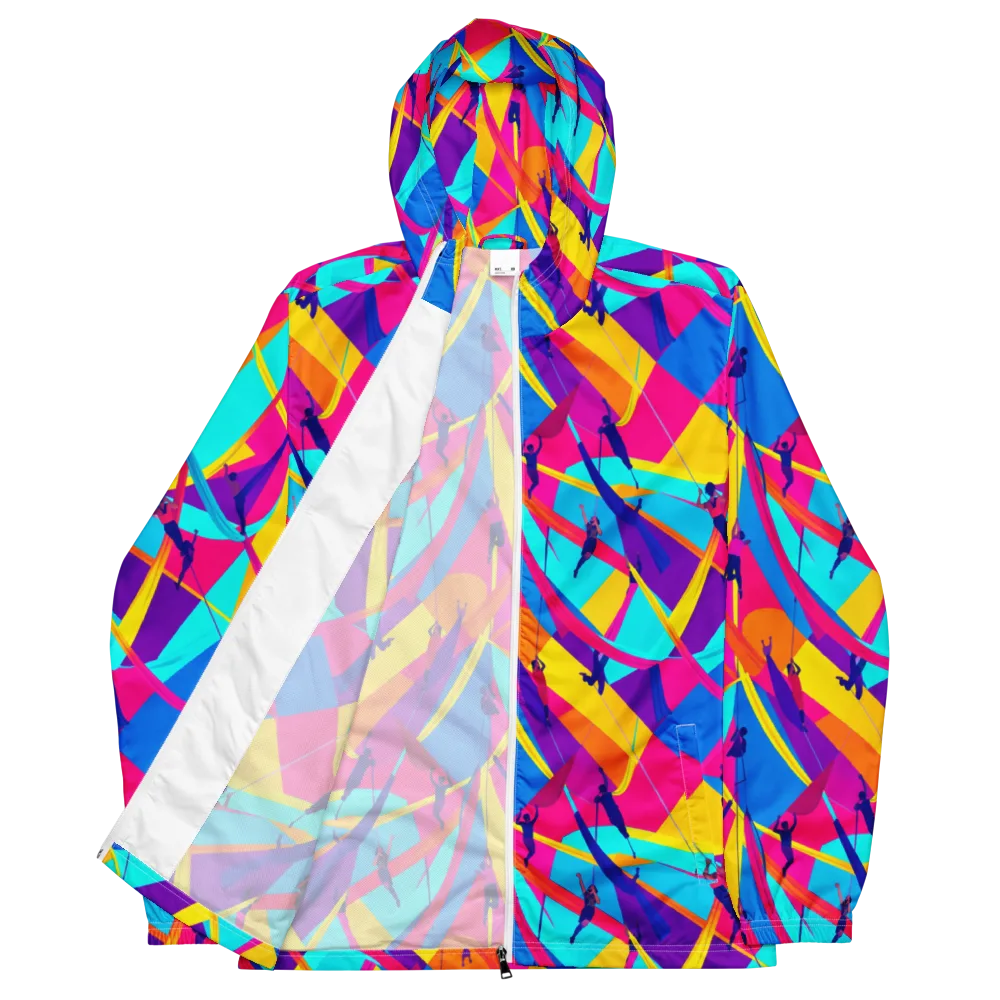 Chromatic Aerial on Men's Windbreaker — Front