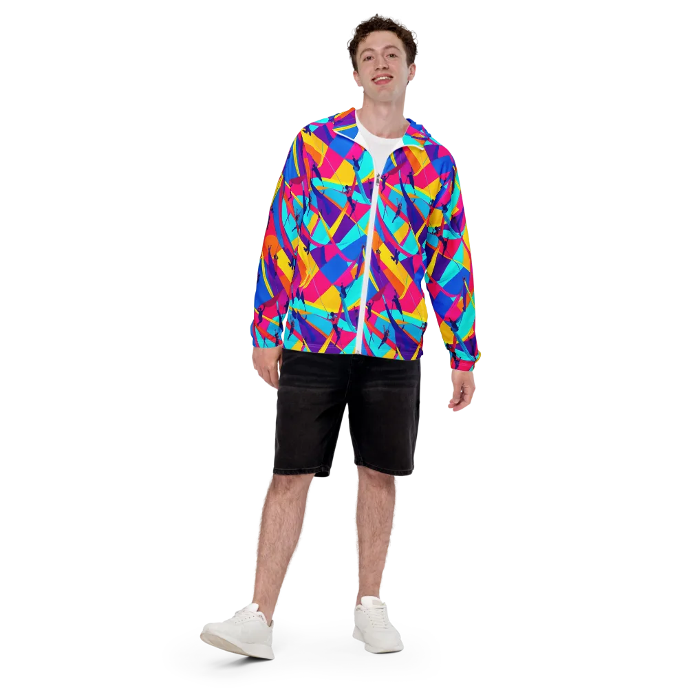 Chromatic Aerial on Men's Windbreaker — Front