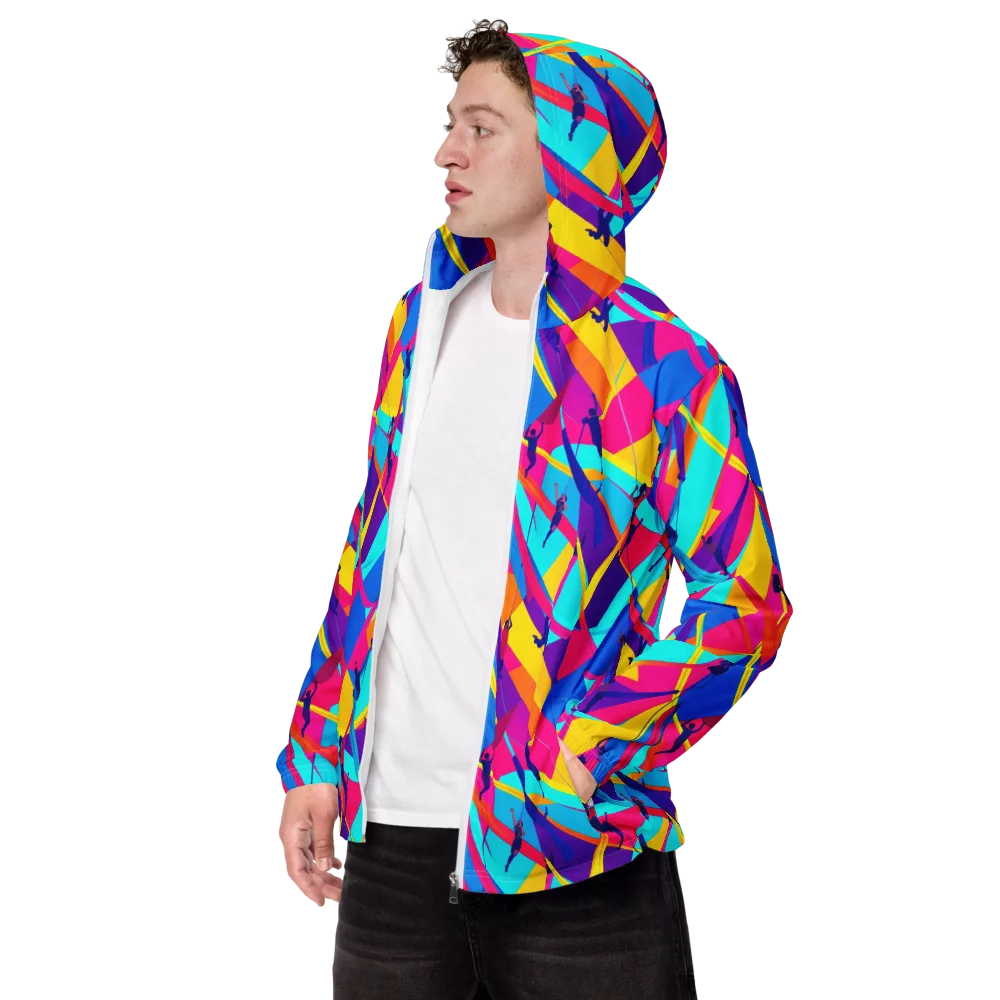 Chromatic Aerial on Men's Windbreaker — Left Front