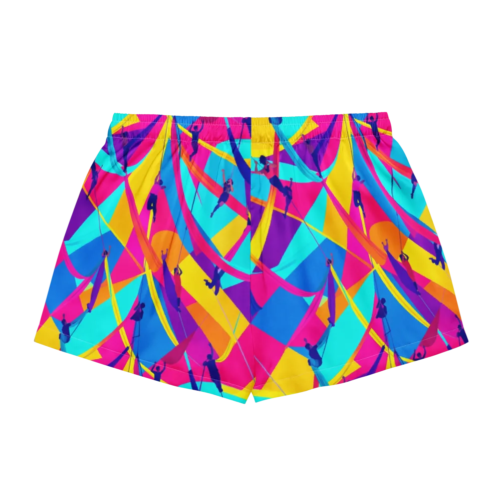 Chromatic Aerial on Women's Pajama Shorts — Back