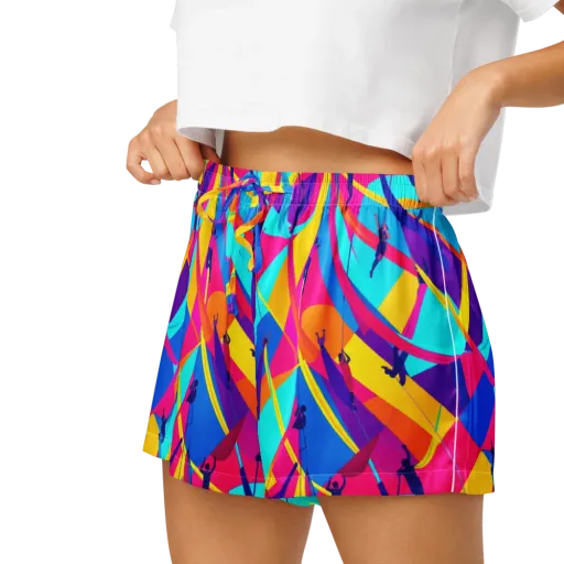 Chromatic Aerial on a Women's Pajama Shorts