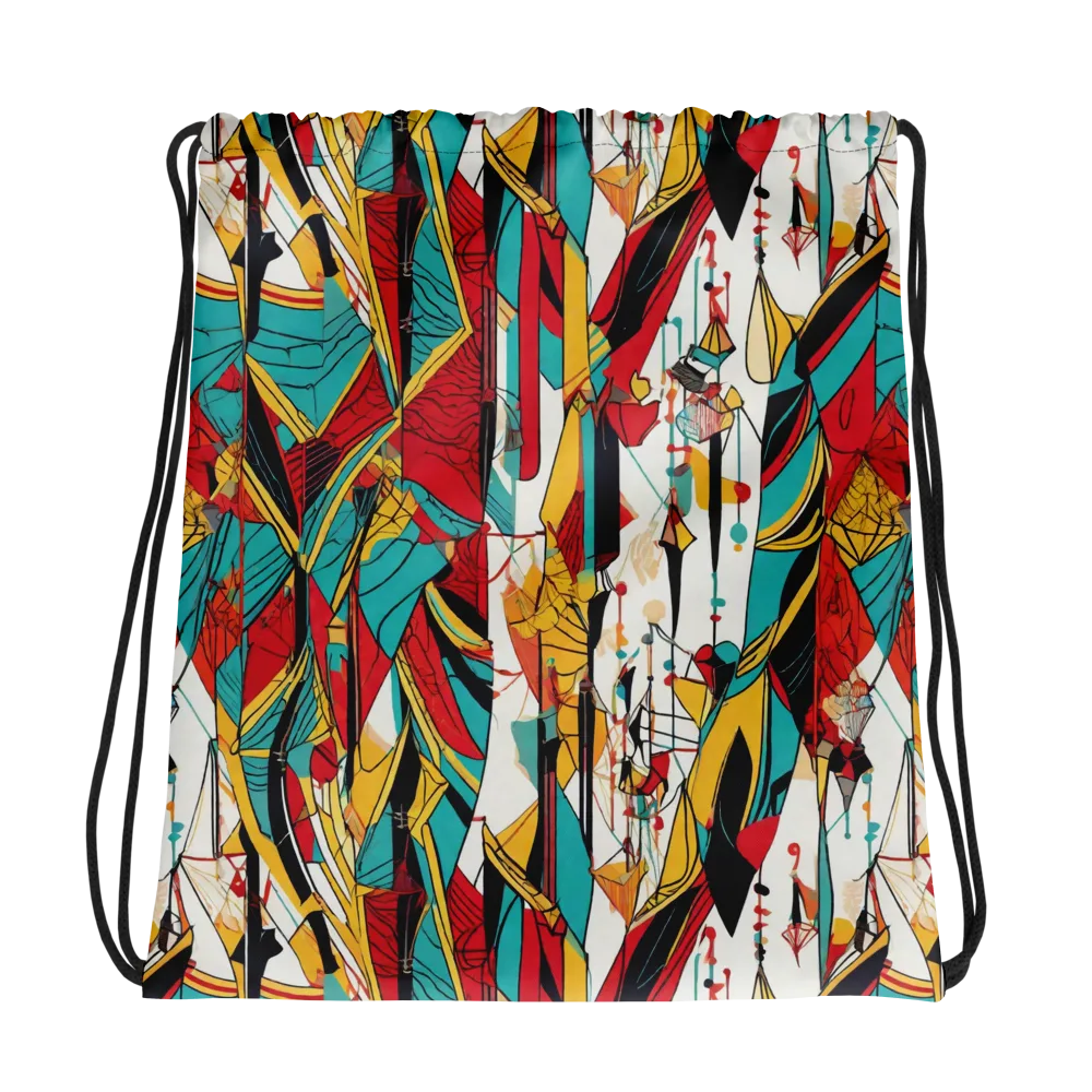 Prismatic Drapery on Drawstring Bag — Photo