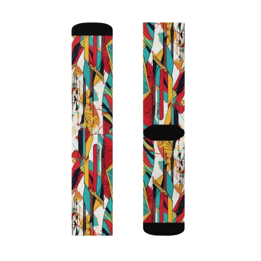 Prismatic Drapery on a Socks