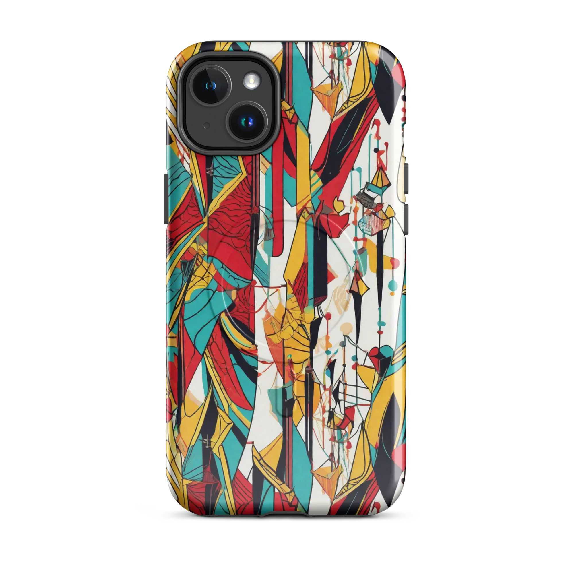 Prismatic Drapery on MagSafe Tough Case for iPhone® — Front