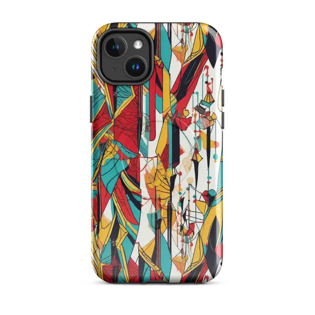 Prismatic Drapery on MagSafe Tough Case for iPhone® — Front