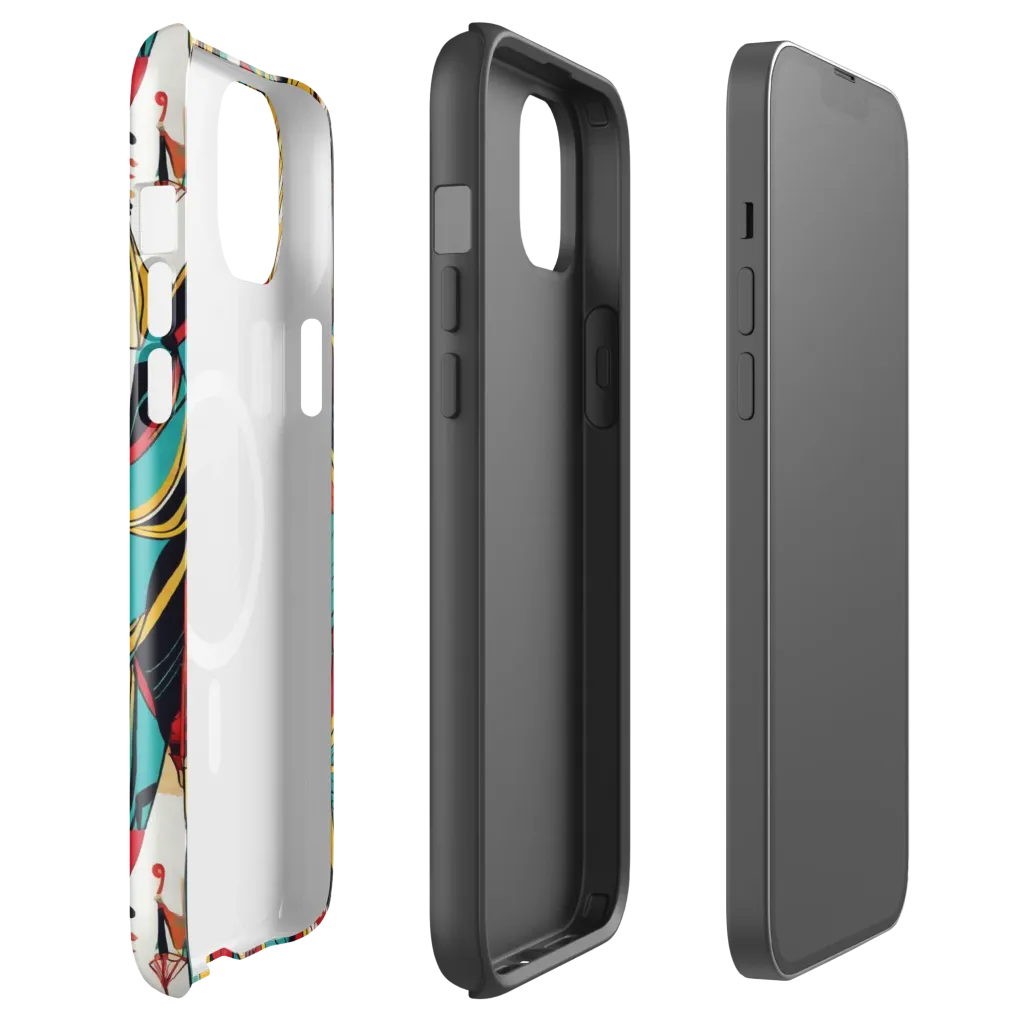 Prismatic Drapery on MagSafe Tough Case for iPhone® — Front