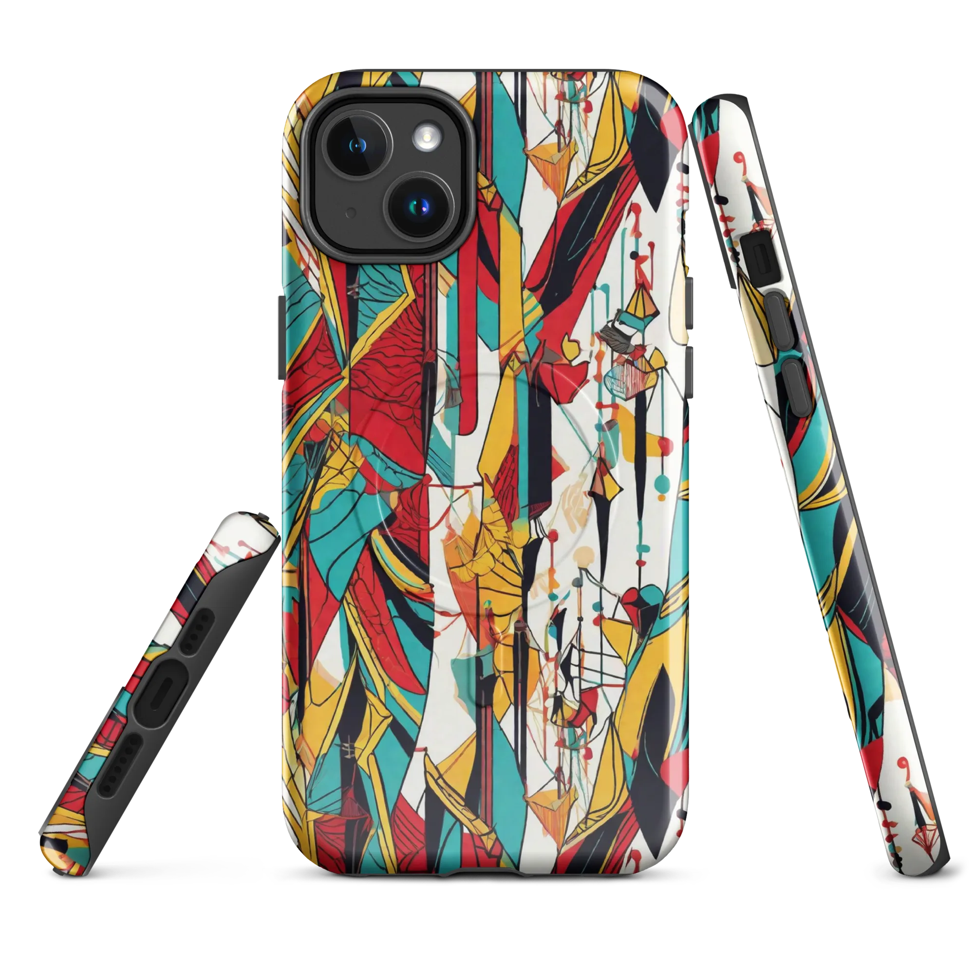 Prismatic Drapery on MagSafe Tough Case for iPhone® — Front