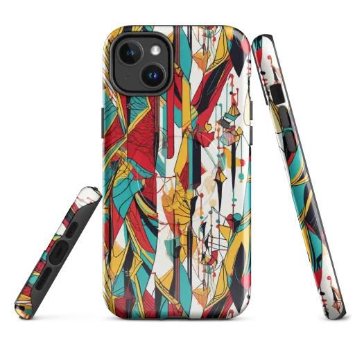 Prismatic Drapery on a MagSafe Tough Case for iPhone®