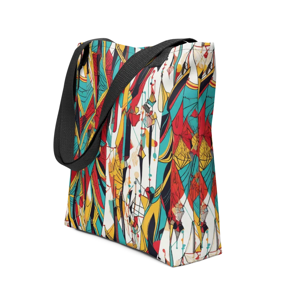 Prismatic Drapery on Tote Bag — Front