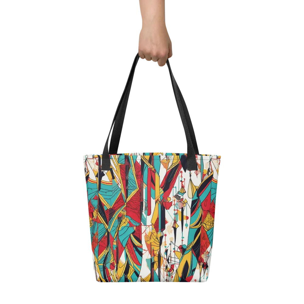 Prismatic Drapery on Tote Bag — Front