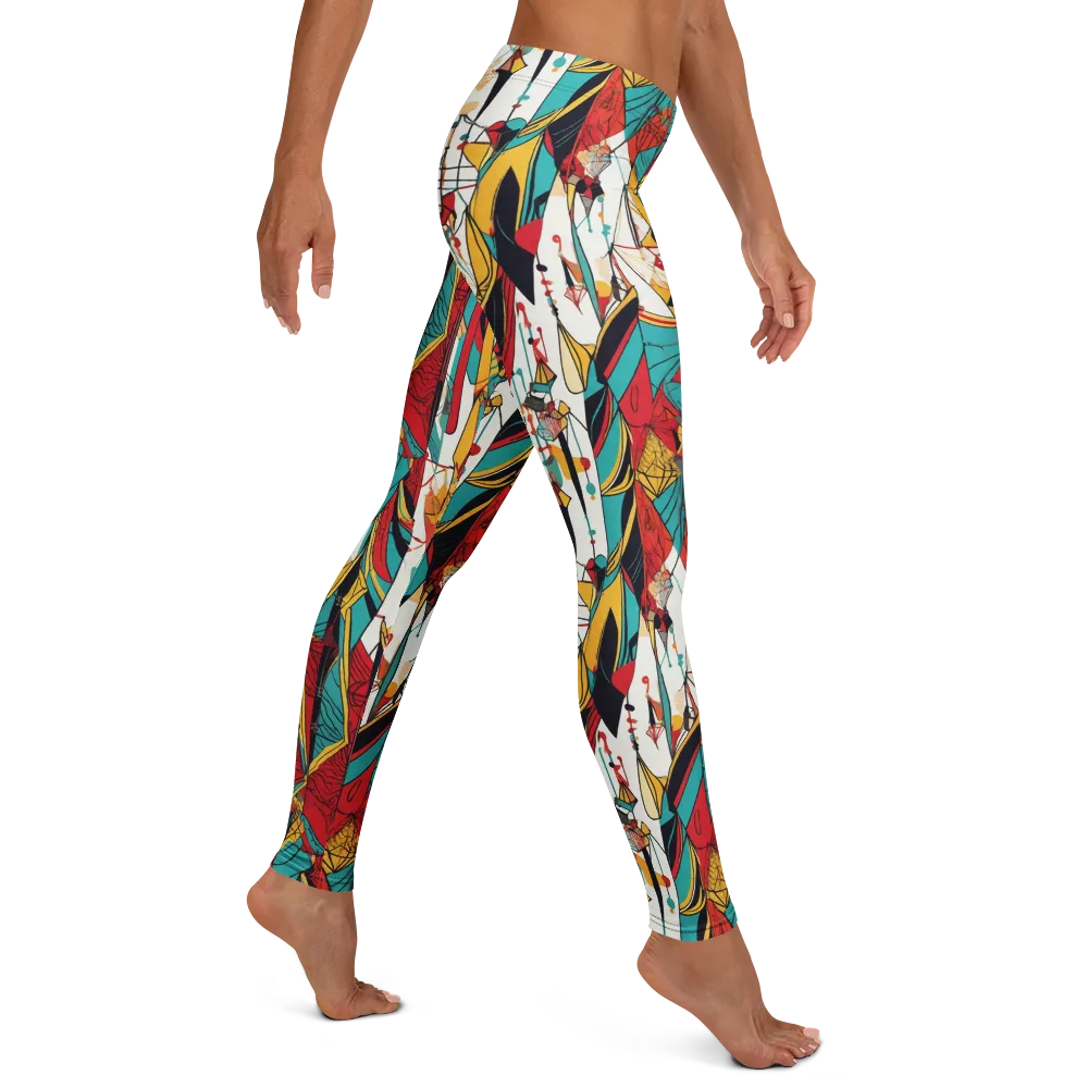 Prismatic Drapery on Leggings — Right