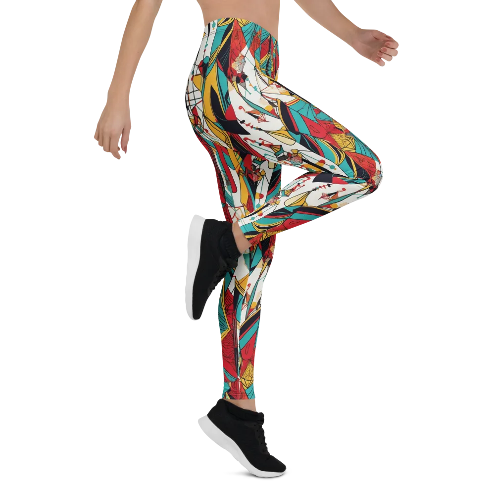 Prismatic Drapery on Leggings — Right