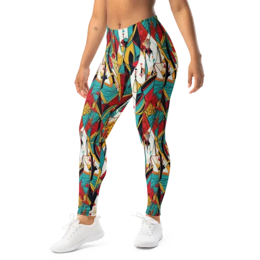 Prismatic Drapery on a Leggings