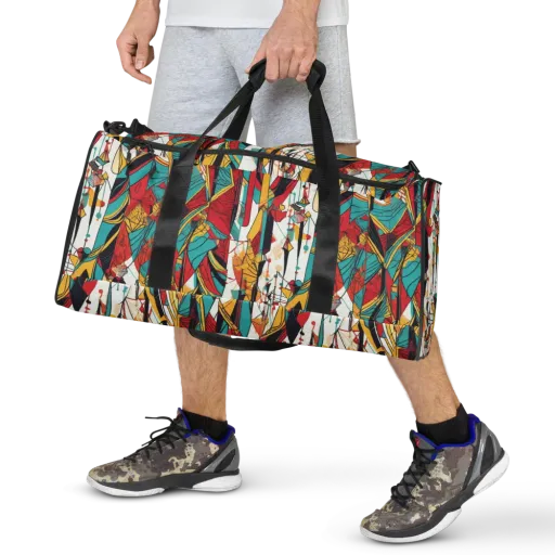 Prismatic Drapery on a Duffle Bag