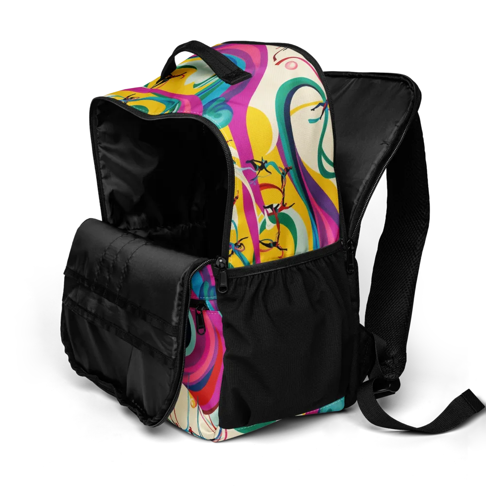 Acrobat’s Rainbow on Utility Backpack — Product details 2