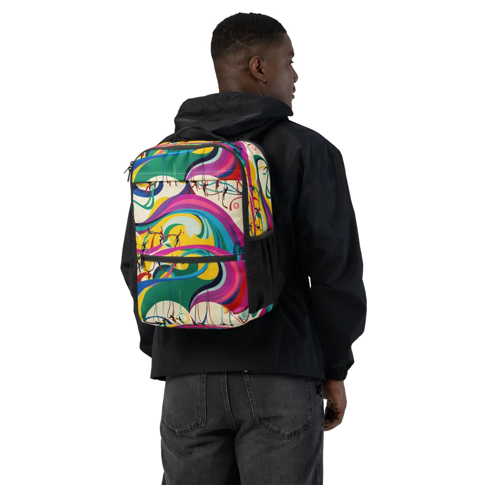 Acrobat’s Rainbow on Utility Backpack — Back
