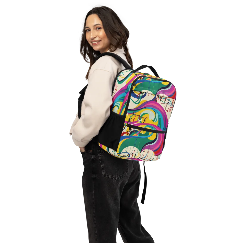 Acrobat’s Rainbow on Utility Backpack — Back