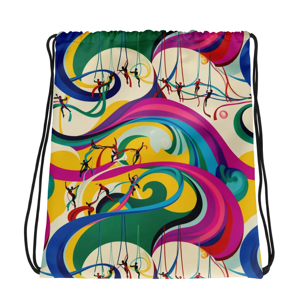 Acrobat’s Rainbow on Drawstring Bag — Photo