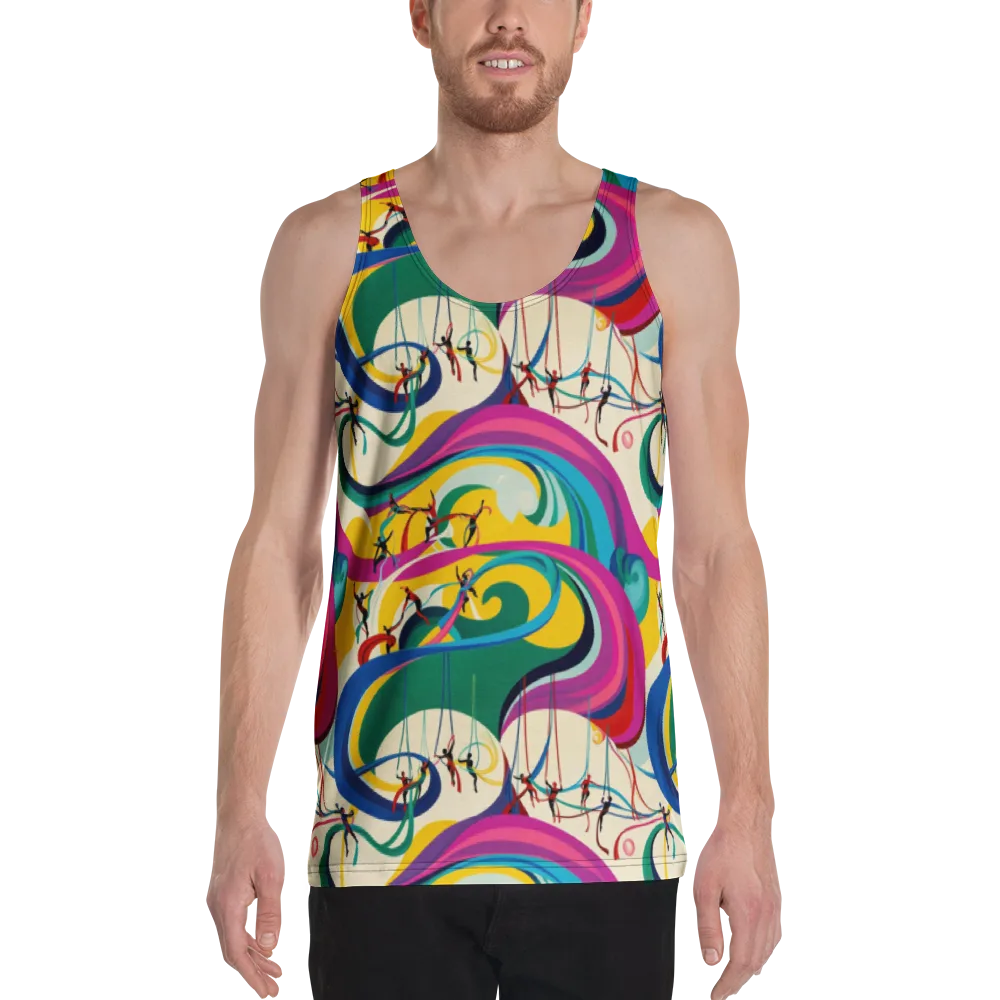 Acrobat’s Rainbow on Men's Tank Top — Front