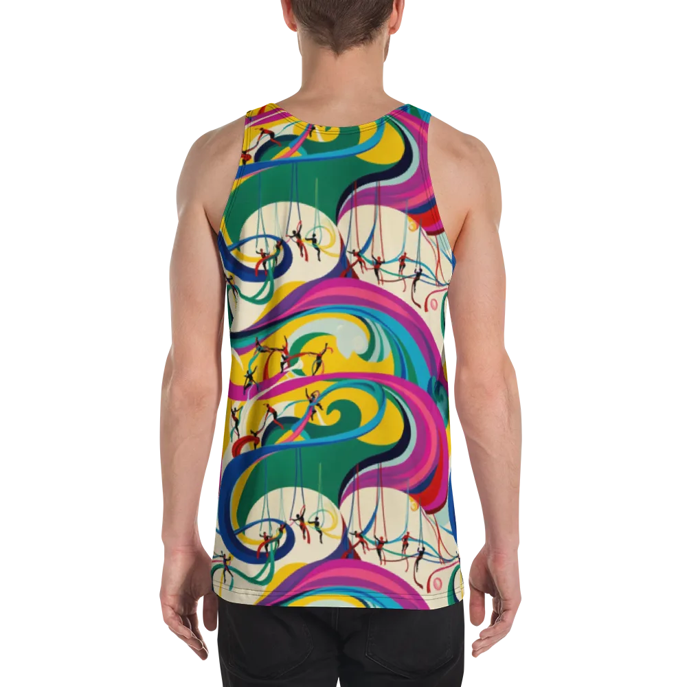 Acrobat’s Rainbow on Men's Tank Top — Back