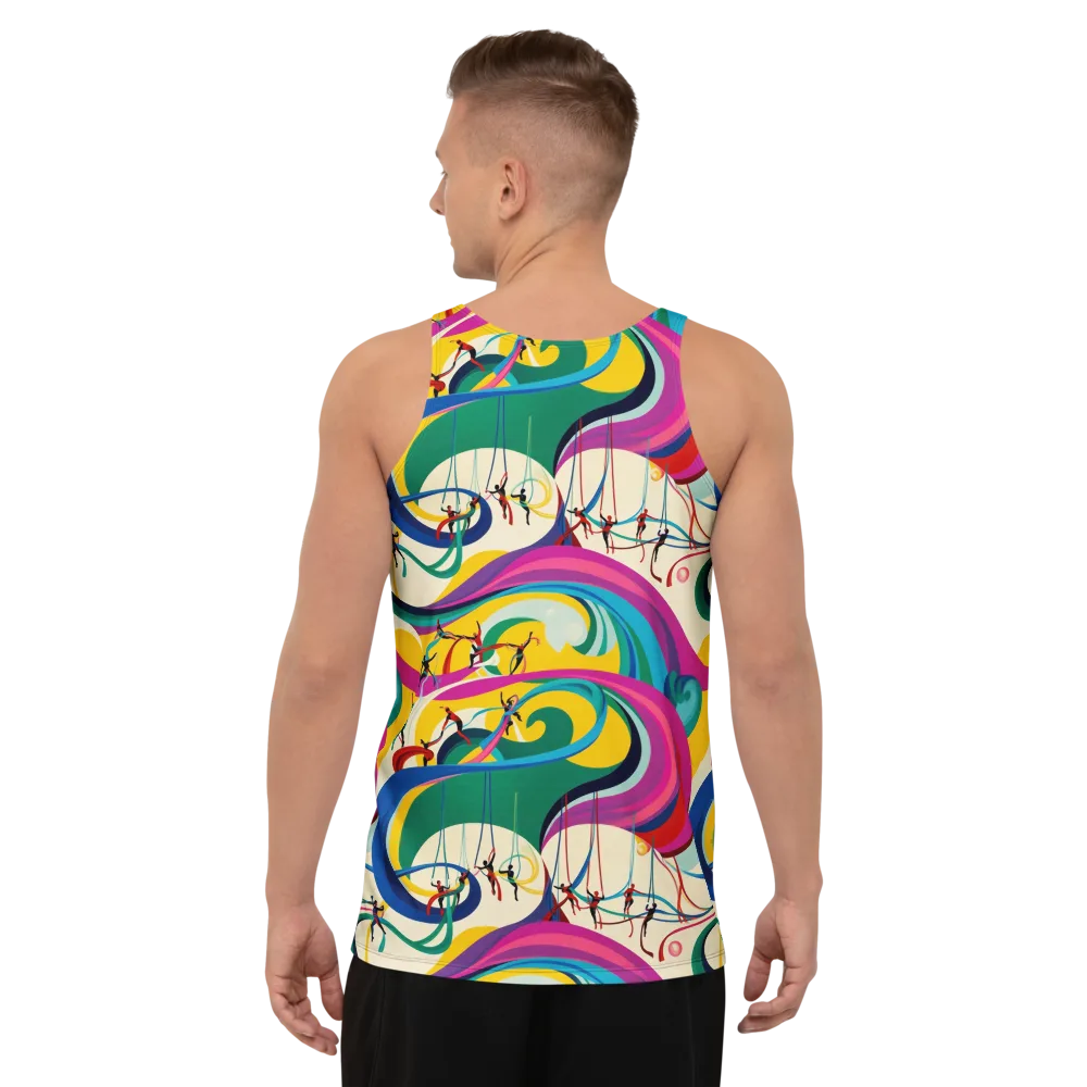 Acrobat’s Rainbow on Men's Tank Top — Back