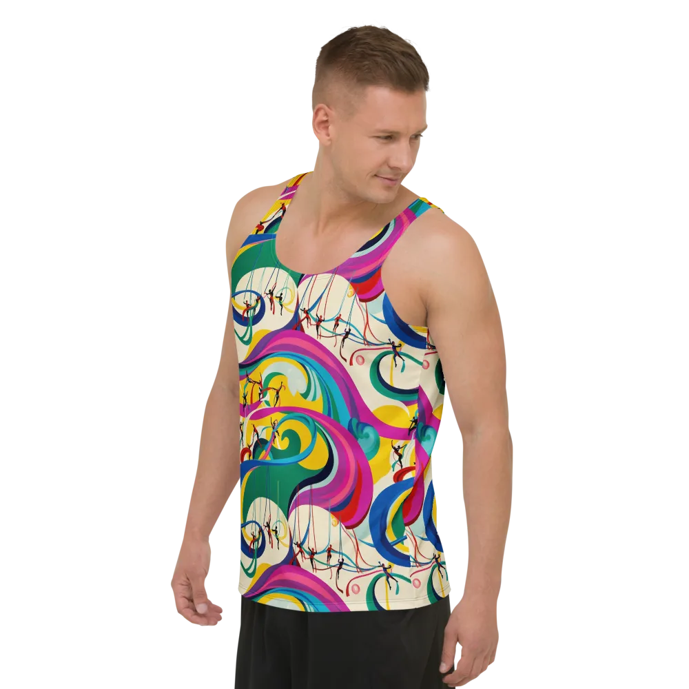 Acrobat’s Rainbow on Men's Tank Top — Left Front