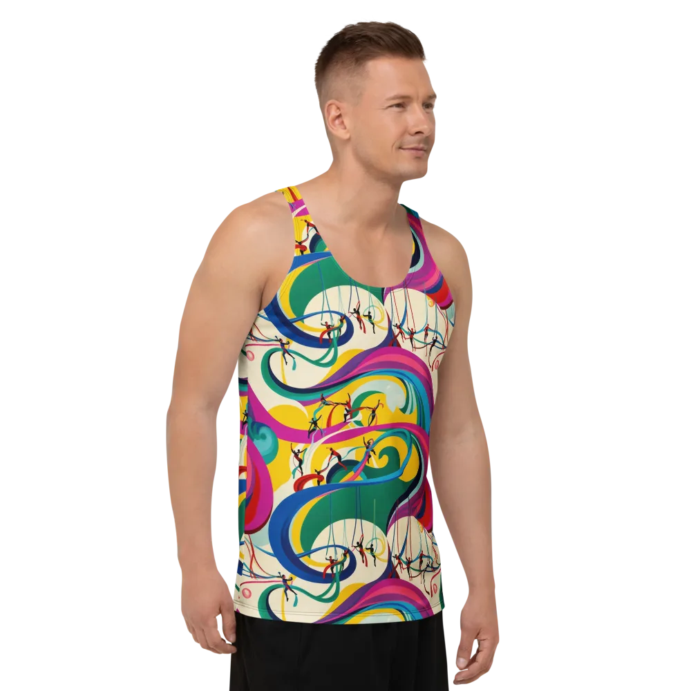 Acrobat’s Rainbow on Men's Tank Top — Right Front