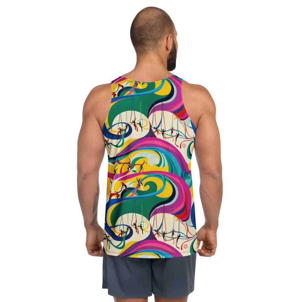 Acrobat’s Rainbow on Men's Tank Top — Back