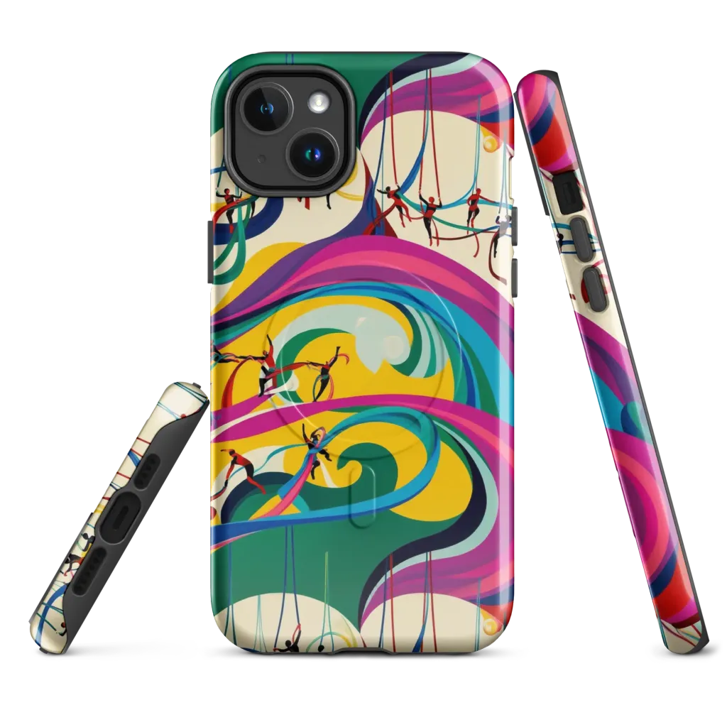 Acrobat’s Rainbow on MagSafe Tough Case for iPhone® — Front