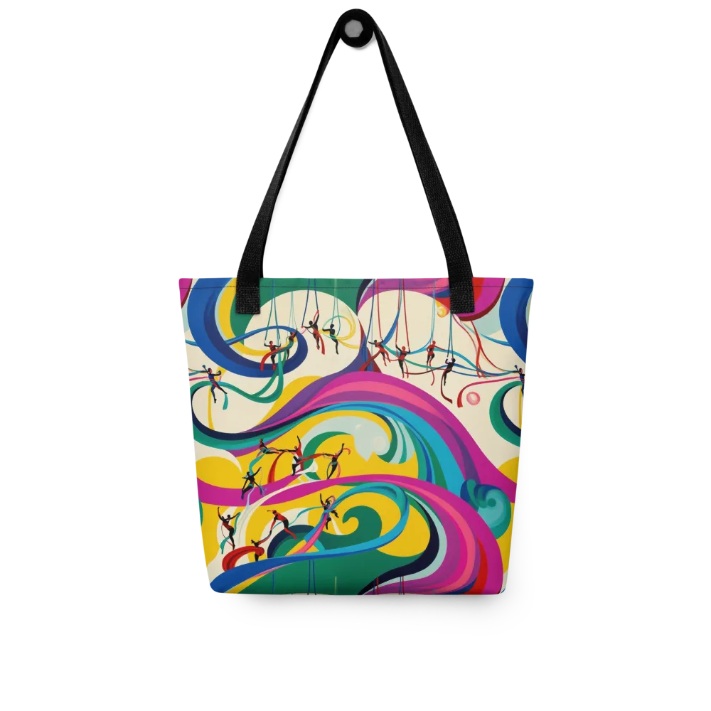 Acrobat’s Rainbow on Tote Bag — Front