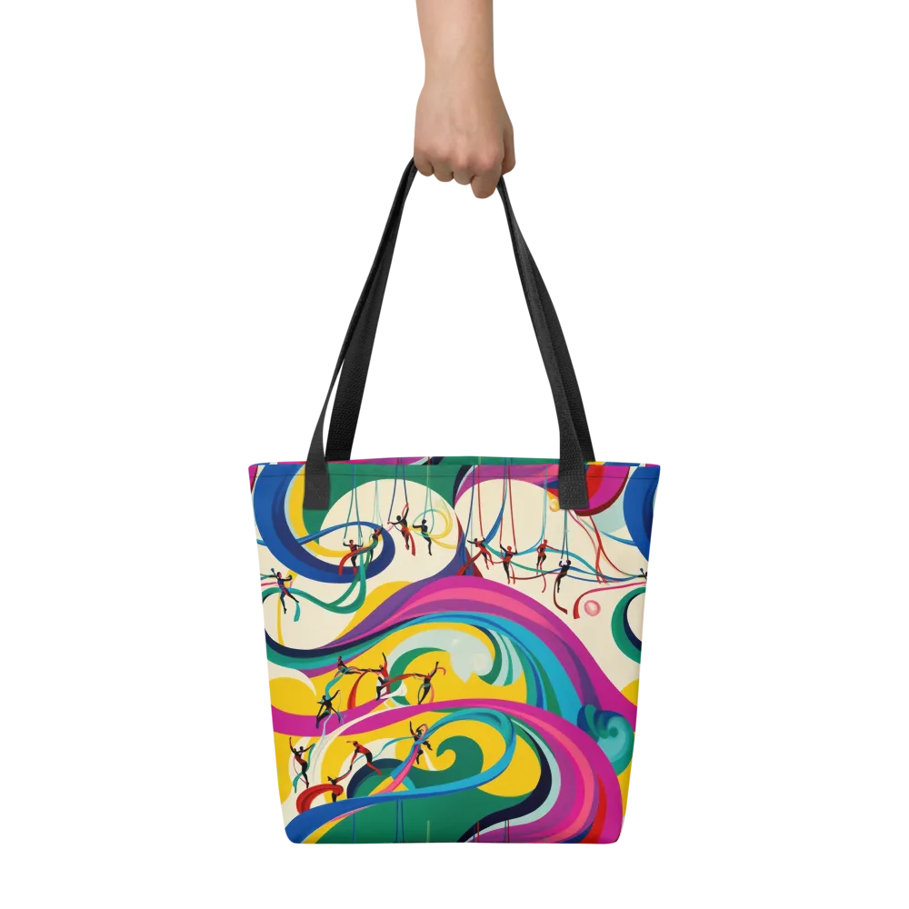 Acrobat’s Rainbow on Tote Bag — Front