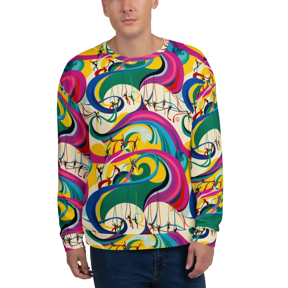 Acrobat’s Rainbow on Sweatshirt — Front