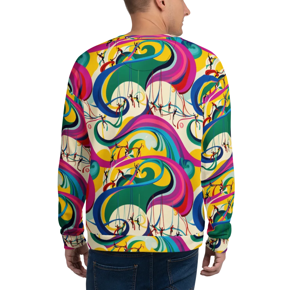 Acrobat’s Rainbow on Sweatshirt — Back