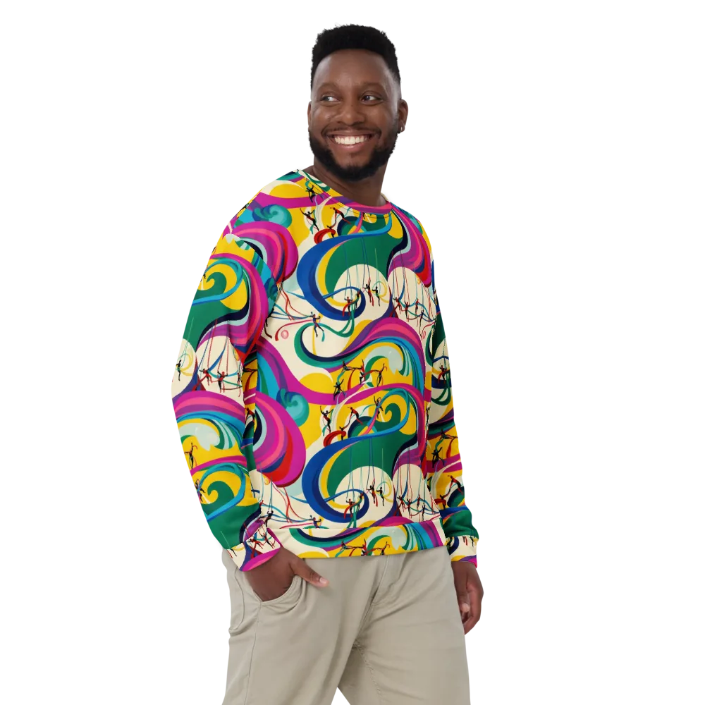 Acrobat’s Rainbow on Sweatshirt — Front