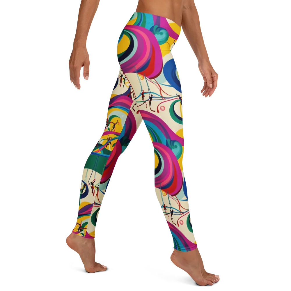Acrobat’s Rainbow on Leggings — Right