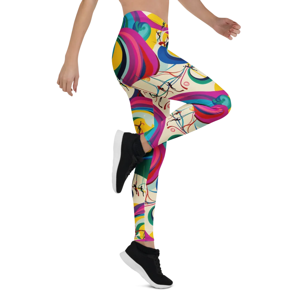 Acrobat’s Rainbow on Leggings — Right