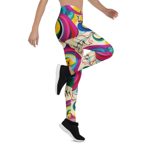 Acrobat’s Rainbow on a Leggings