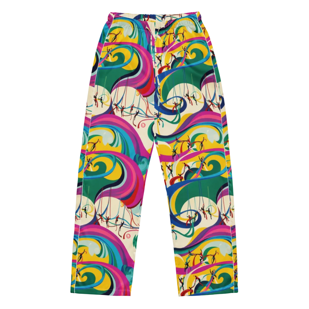 Acrobat’s Rainbow on Women's Pajama Pants — Front