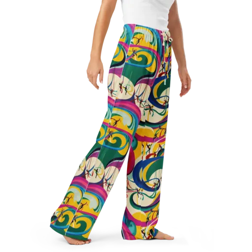Acrobat’s Rainbow on a Women's Pajama Pants