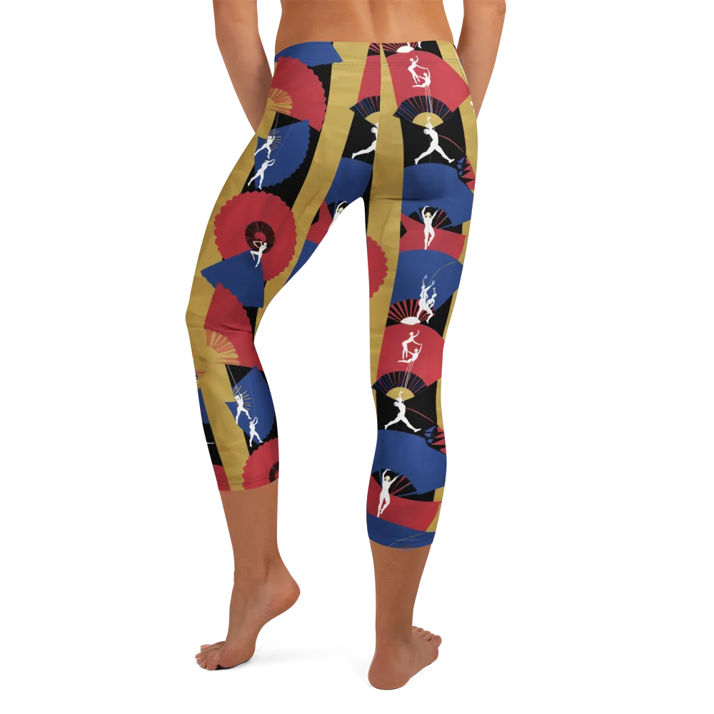 Acrobat’s Cabaret on Capri Leggings — Back